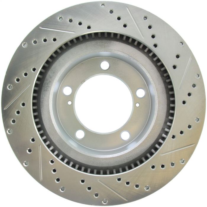 StopTech 227.44156R StopTech Select Sport Drilled and Slotted Brake Rotor; Front Right - Truck Part Superstore