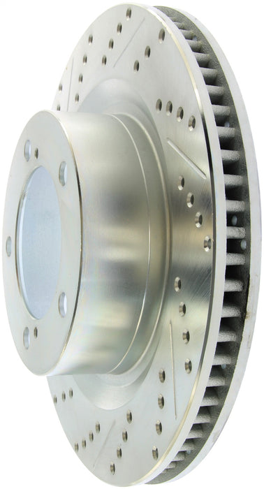 StopTech 227.44156R StopTech Select Sport Drilled and Slotted Brake Rotor; Front Right - Truck Part Superstore