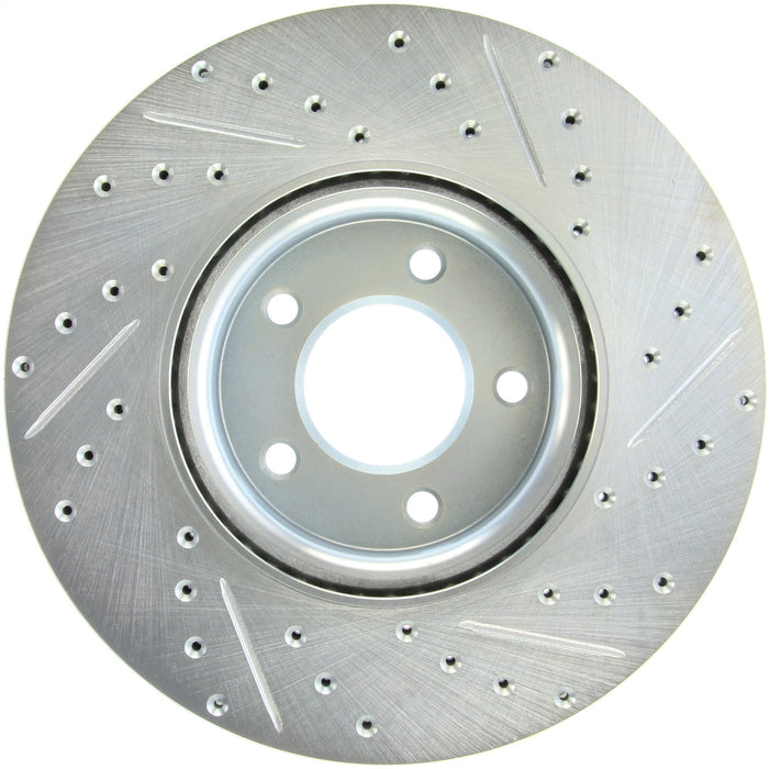 StopTech 227.45078R StopTech Select Sport Drilled and Slotted Brake Rotor; Front Right - Truck Part Superstore