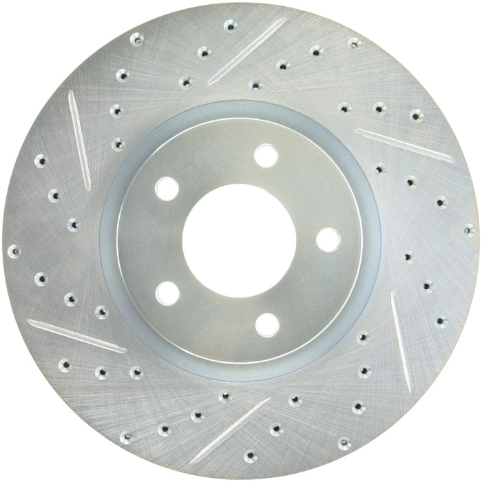 StopTech 227.45078R StopTech Select Sport Drilled and Slotted Brake Rotor; Front Right - Truck Part Superstore