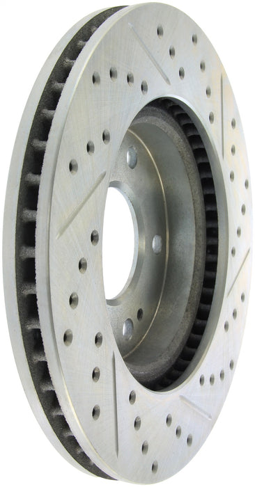 StopTech 227.46061R StopTech Select Sport Drilled and Slotted Brake Rotor; Front Right - Truck Part Superstore