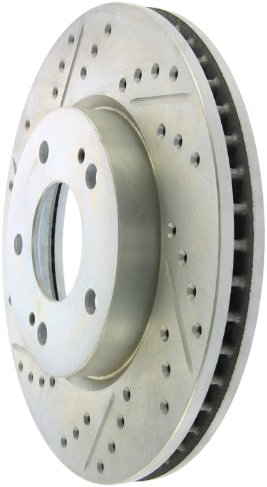 StopTech 227.46061R StopTech Select Sport Drilled and Slotted Brake Rotor; Front Right - Truck Part Superstore