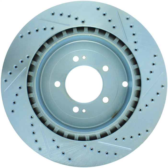 StopTech 227.46075R StopTech Select Sport Drilled and Slotted Brake Rotor; Rear Right - Truck Part Superstore
