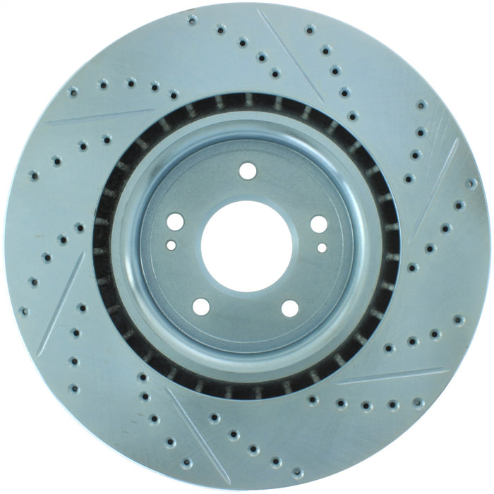 StopTech 227.46076R StopTech Select Sport Drilled and Slotted Brake Rotor; Front Right - Truck Part Superstore