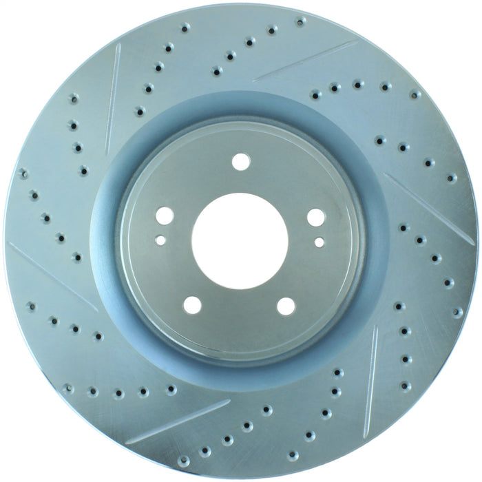 StopTech 227.46076R StopTech Select Sport Drilled and Slotted Brake Rotor; Front Right - Truck Part Superstore