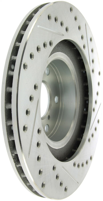 StopTech 227.47018R StopTech Select Sport Drilled and Slotted Brake Rotor; Front Right - Truck Part Superstore