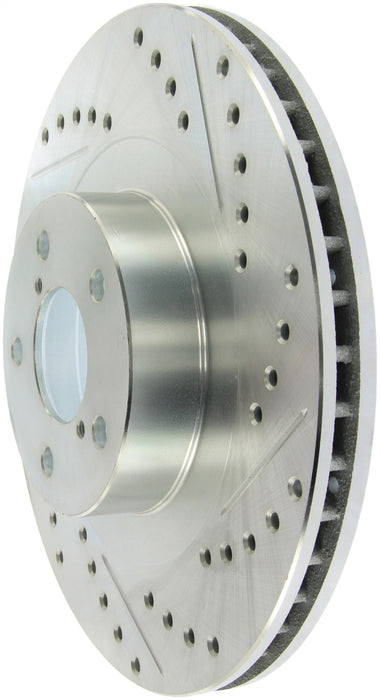 StopTech 227.47018R StopTech Select Sport Drilled and Slotted Brake Rotor; Front Right - Truck Part Superstore