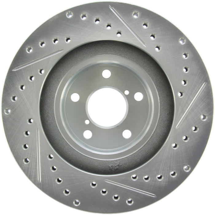 StopTech 227.47018R StopTech Select Sport Drilled and Slotted Brake Rotor; Front Right - Truck Part Superstore