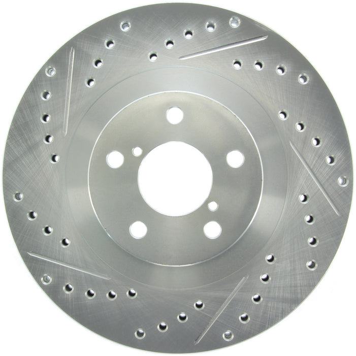 StopTech 227.47018R StopTech Select Sport Drilled and Slotted Brake Rotor; Front Right - Truck Part Superstore