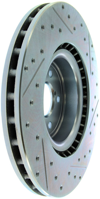 StopTech 227.47019R StopTech Select Sport Drilled and Slotted Brake Rotor; Front Right - Truck Part Superstore