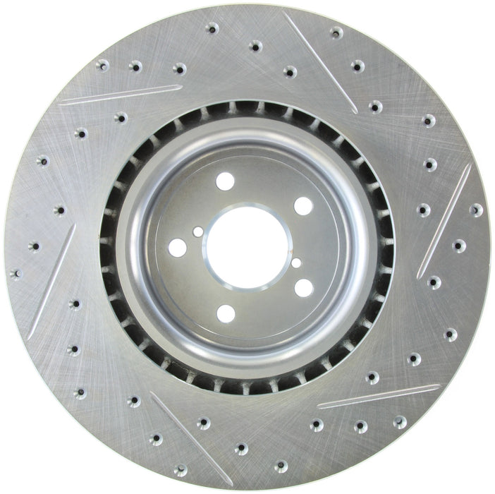 StopTech 227.47019R StopTech Select Sport Drilled and Slotted Brake Rotor; Front Right - Truck Part Superstore