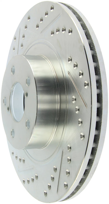 StopTech 227.47021R StopTech Select Sport Drilled and Slotted Brake Rotor; Front Right - Truck Part Superstore