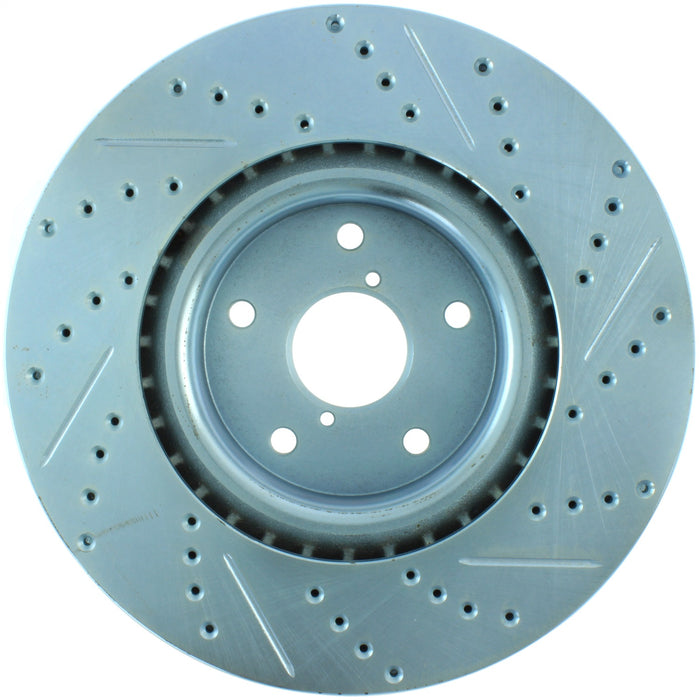 StopTech 227.47022R StopTech Select Sport Drilled and Slotted Brake Rotor; Front Right - Truck Part Superstore
