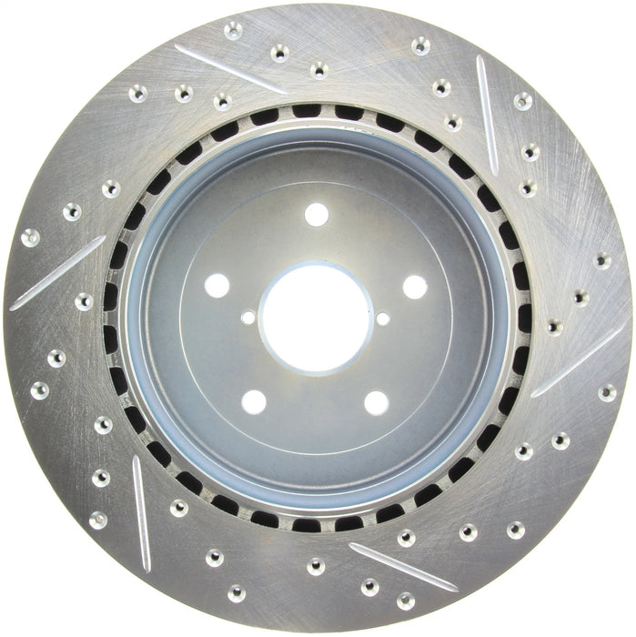 StopTech 227.47023R StopTech Select Sport Drilled and Slotted Brake Rotor; Rear Right - Truck Part Superstore