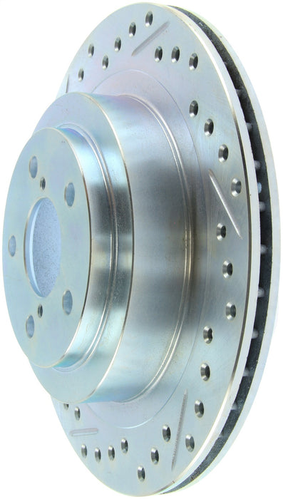 StopTech 227.47025R StopTech Select Sport Drilled and Slotted Brake Rotor; Rear Right - Truck Part Superstore