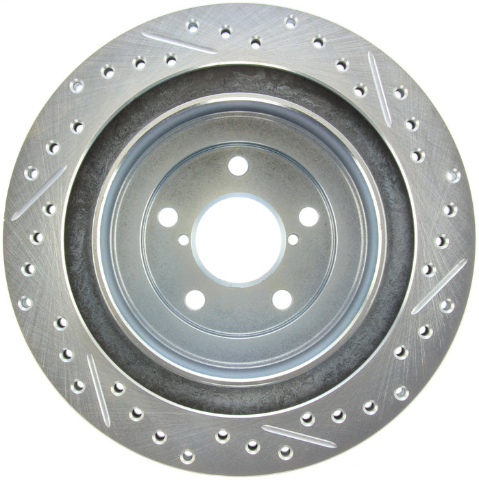 StopTech 227.47025R StopTech Select Sport Drilled and Slotted Brake Rotor; Rear Right - Truck Part Superstore