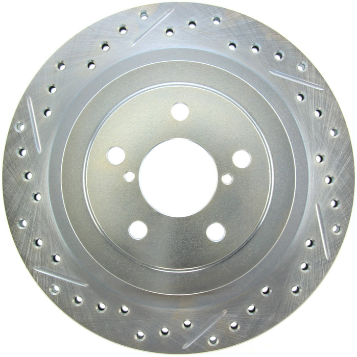 StopTech 227.47025R StopTech Select Sport Drilled and Slotted Brake Rotor; Rear Right - Truck Part Superstore