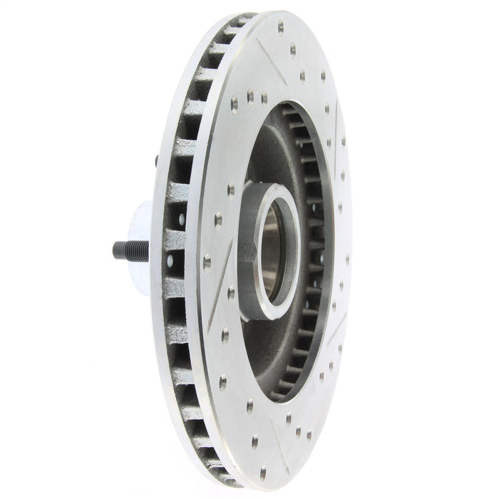 StopTech 227.61026R StopTech Select Sport Drilled and Slotted Brake Rotor; Front Right - Truck Part Superstore