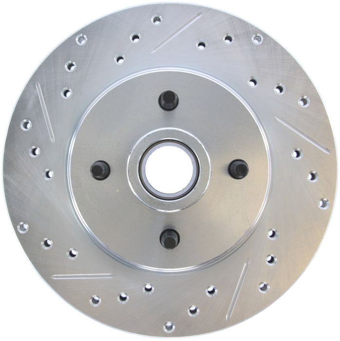 StopTech 227.61026R StopTech Select Sport Drilled and Slotted Brake Rotor; Front Right - Truck Part Superstore