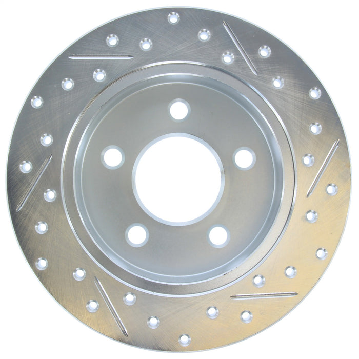 StopTech 227.61042R StopTech Select Sport Drilled and Slotted Brake Rotor; Rear Right - Truck Part Superstore
