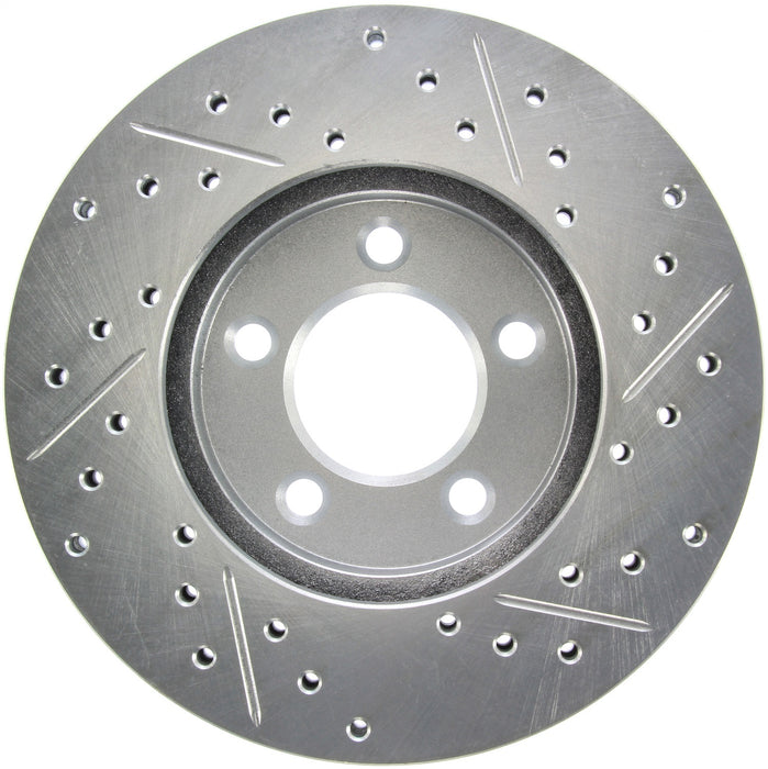 StopTech 227.61051R StopTech Select Sport Drilled and Slotted Brake Rotor; Front Right - Truck Part Superstore