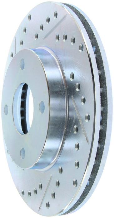 StopTech 227.61061R StopTech Select Sport Drilled and Slotted Brake Rotor; Front Right - Truck Part Superstore