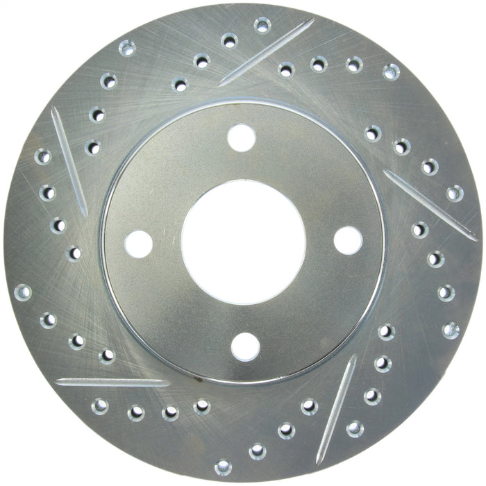 StopTech 227.61061R StopTech Select Sport Drilled and Slotted Brake Rotor; Front Right - Truck Part Superstore
