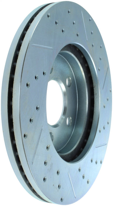 StopTech 227.61072R StopTech Select Sport Drilled and Slotted Brake Rotor; Front Right - Truck Part Superstore