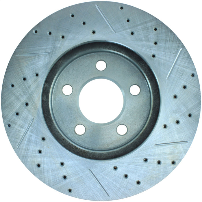StopTech 227.61072R StopTech Select Sport Drilled and Slotted Brake Rotor; Front Right - Truck Part Superstore