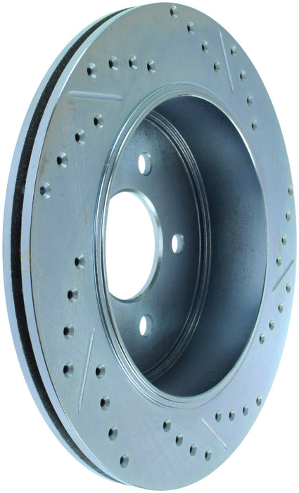 StopTech 227.61073R StopTech Select Sport Drilled and Slotted Brake Rotor; Rear Right - Truck Part Superstore