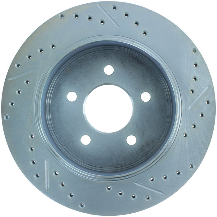 StopTech 227.61073R StopTech Select Sport Drilled and Slotted Brake Rotor; Rear Right - Truck Part Superstore