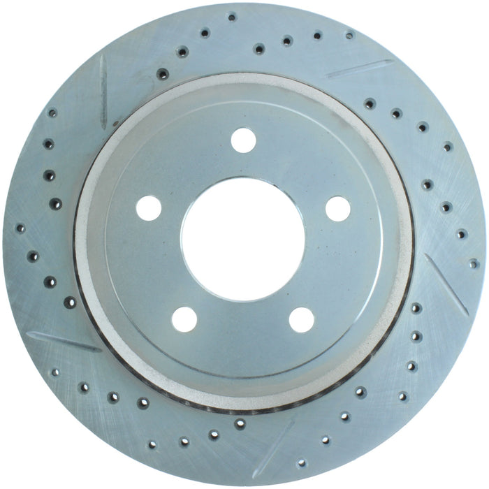 StopTech 227.61073R StopTech Select Sport Drilled and Slotted Brake Rotor; Rear Right - Truck Part Superstore
