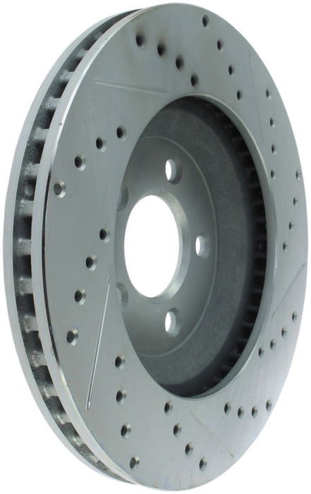StopTech 227.61086R StopTech Select Sport Drilled and Slotted Brake Rotor; Front Right - Truck Part Superstore