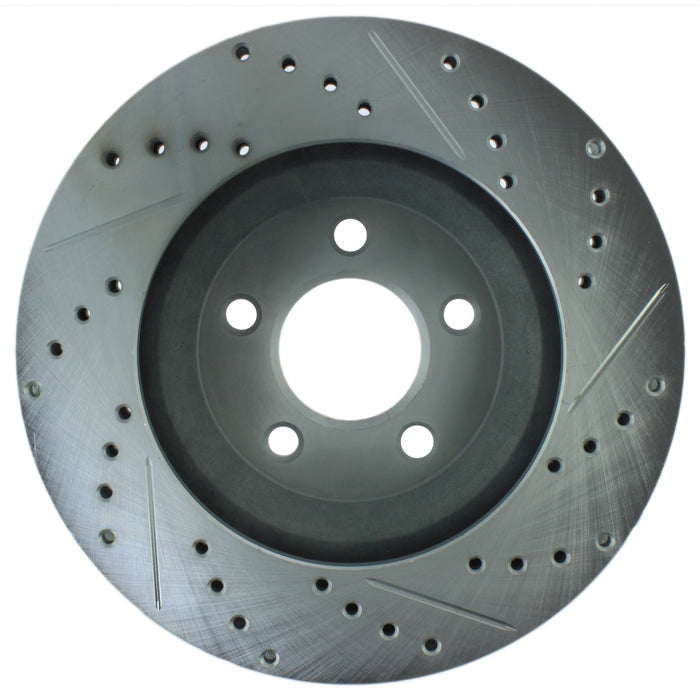 StopTech 227.61086R StopTech Select Sport Drilled and Slotted Brake Rotor; Front Right - Truck Part Superstore