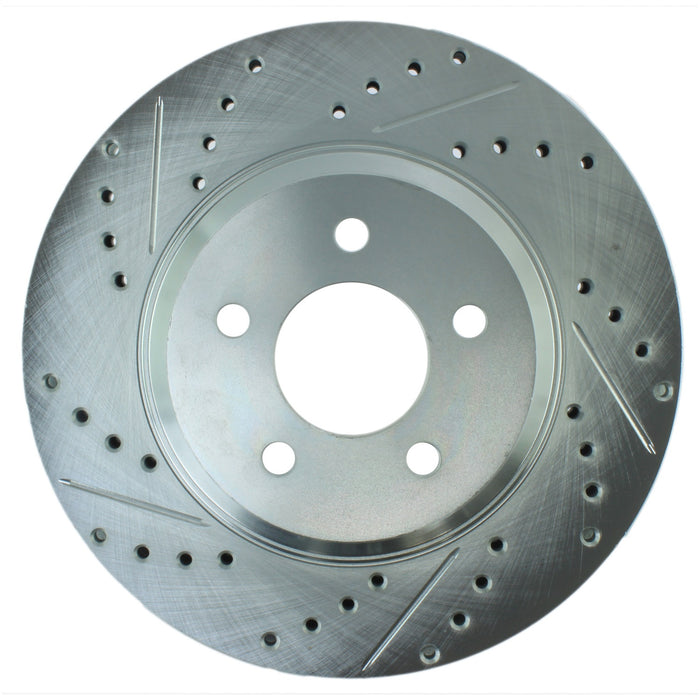 StopTech 227.61086R StopTech Select Sport Drilled and Slotted Brake Rotor; Front Right - Truck Part Superstore