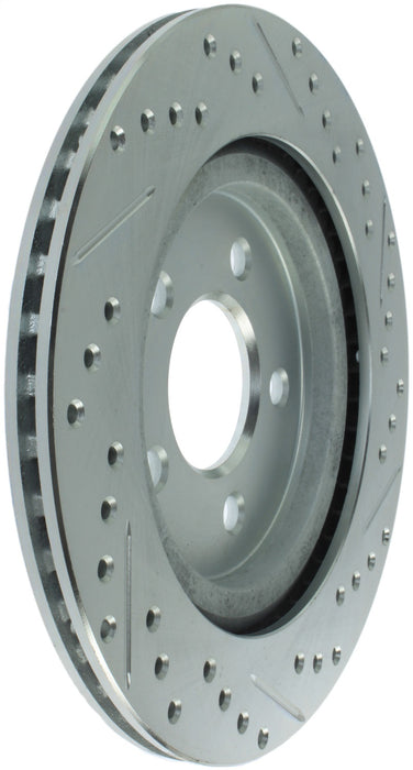 StopTech 227.61087R StopTech Select Sport Drilled and Slotted Brake Rotor; Rear Right - Truck Part Superstore