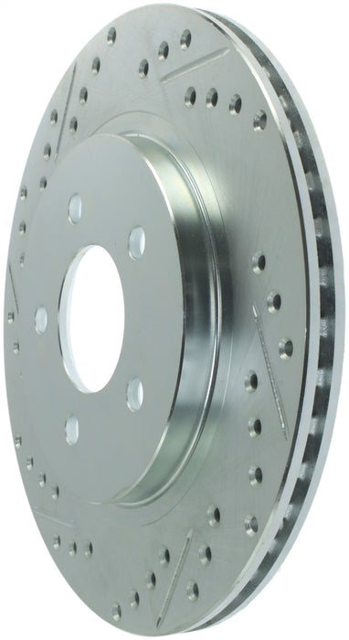 StopTech 227.61087R StopTech Select Sport Drilled and Slotted Brake Rotor; Rear Right - Truck Part Superstore