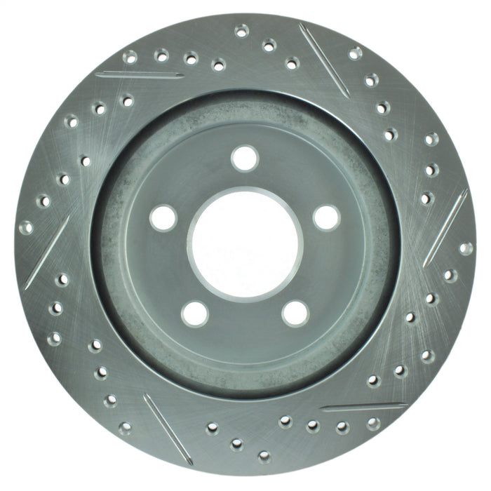 StopTech 227.61087R StopTech Select Sport Drilled and Slotted Brake Rotor; Rear Right - Truck Part Superstore