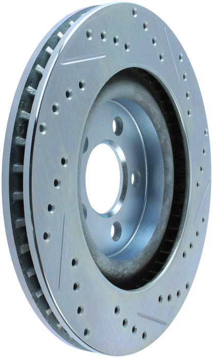 StopTech 227.61098R StopTech Select Sport Drilled and Slotted Brake Rotor; Front Right - Truck Part Superstore