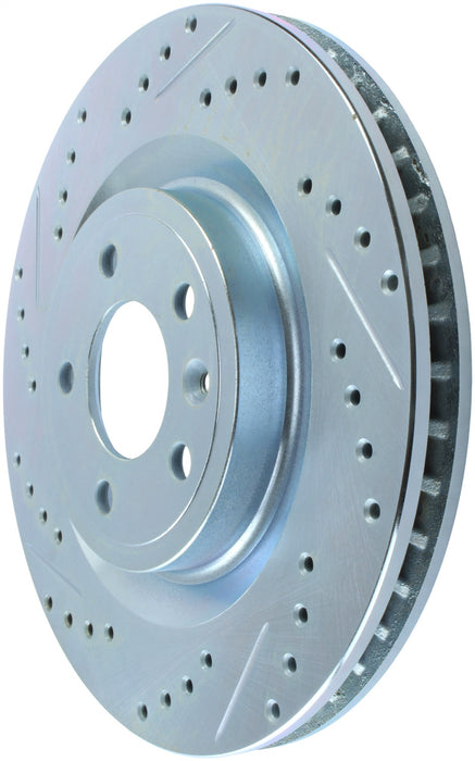 StopTech 227.61098R StopTech Select Sport Drilled and Slotted Brake Rotor; Front Right - Truck Part Superstore