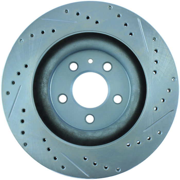 StopTech 227.61098R StopTech Select Sport Drilled and Slotted Brake Rotor; Front Right - Truck Part Superstore
