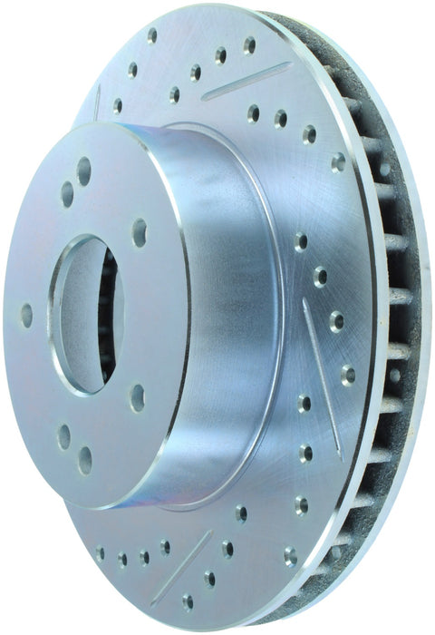 StopTech 227.62007R StopTech Select Sport Drilled and Slotted Brake Rotor; Front and Rear Right - Truck Part Superstore