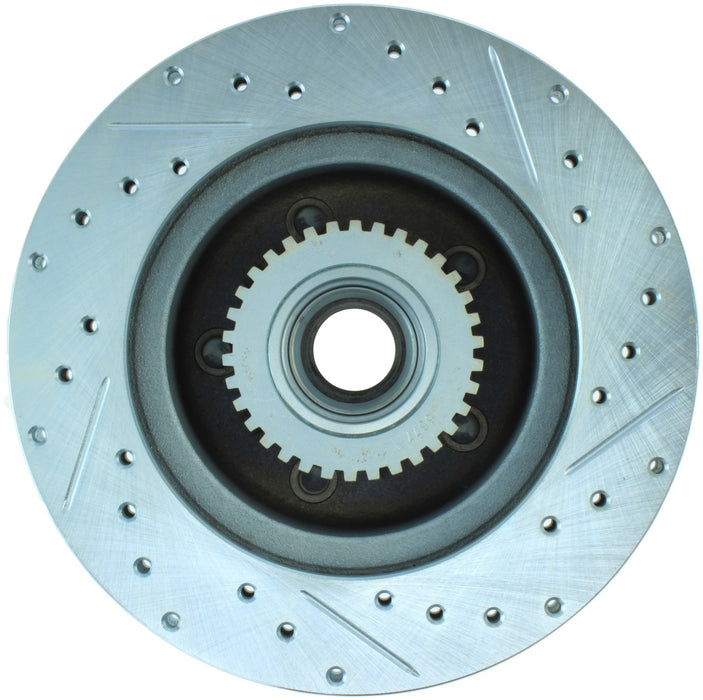 StopTech 227.62035R StopTech Select Sport Drilled and Slotted Brake Rotor; Front Right - Truck Part Superstore