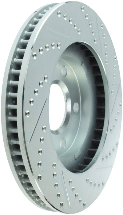 StopTech 227.62055R StopTech Select Sport Drilled and Slotted Brake Rotor; Front Right - Truck Part Superstore