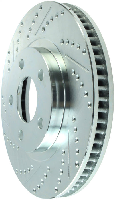 StopTech 227.62055R StopTech Select Sport Drilled and Slotted Brake Rotor; Front Right - Truck Part Superstore