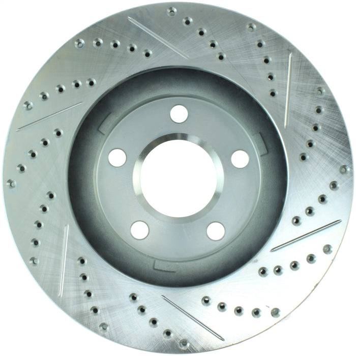 StopTech 227.62055R StopTech Select Sport Drilled and Slotted Brake Rotor; Front Right - Truck Part Superstore
