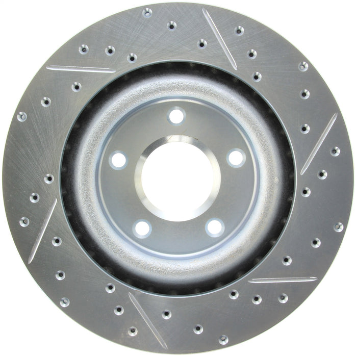 StopTech 227.62085R StopTech Select Sport Drilled and Slotted Brake Rotor; Front Right - Truck Part Superstore