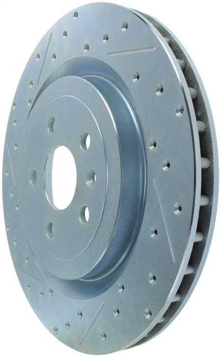 StopTech 227.62119R StopTech Select Sport Drilled and Slotted Brake Rotor; Rear Right - Truck Part Superstore