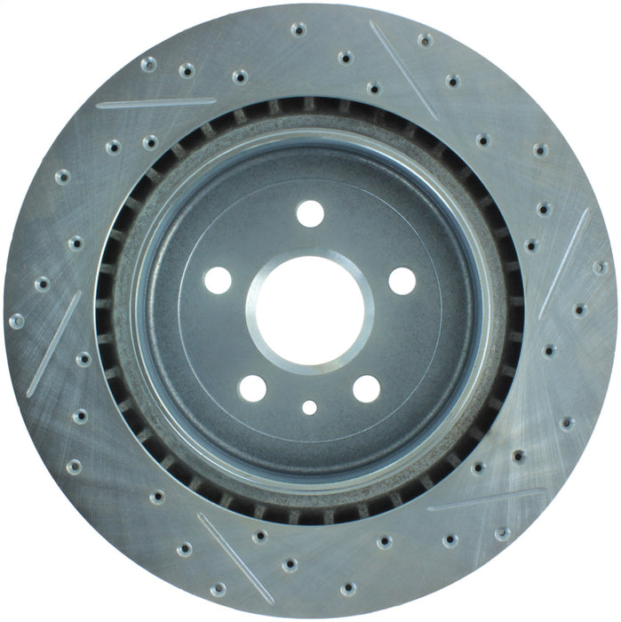 StopTech 227.62119R StopTech Select Sport Drilled and Slotted Brake Rotor; Rear Right - Truck Part Superstore