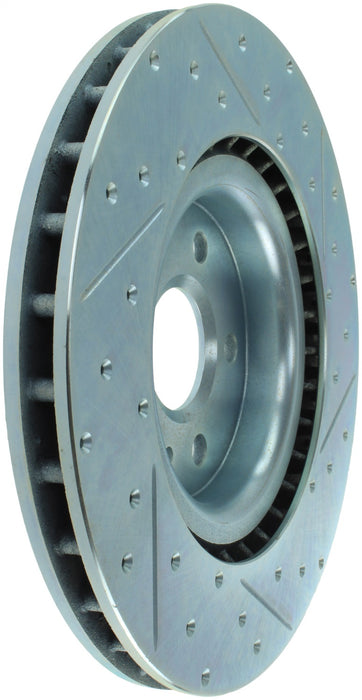 StopTech 227.62124R StopTech Select Sport Drilled and Slotted Brake Rotor; Front Right - Truck Part Superstore